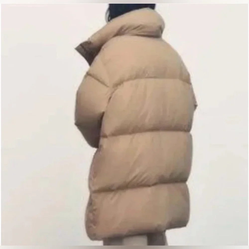 EUC Zara Down Filled Selected Thermal Edition Winter Puffer Zip Coat - Picture 3 of 11